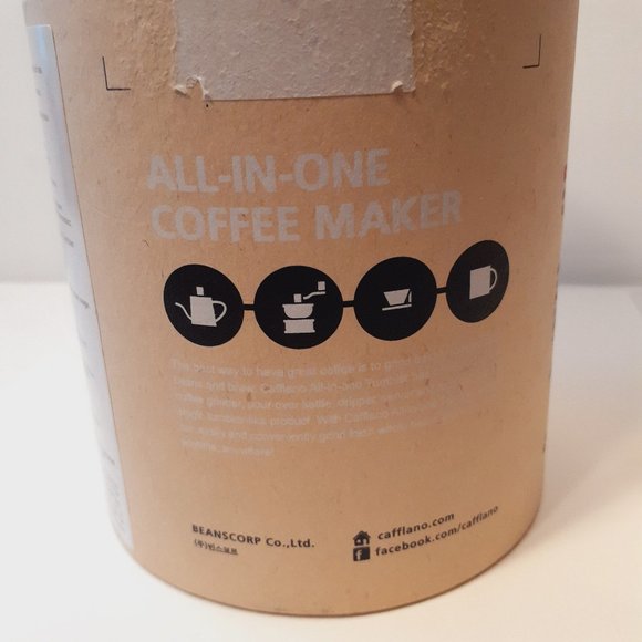 Cafflano Klassic Portable All in One Pour Over Manual Coffee Maker Red - Picture 10 of 12